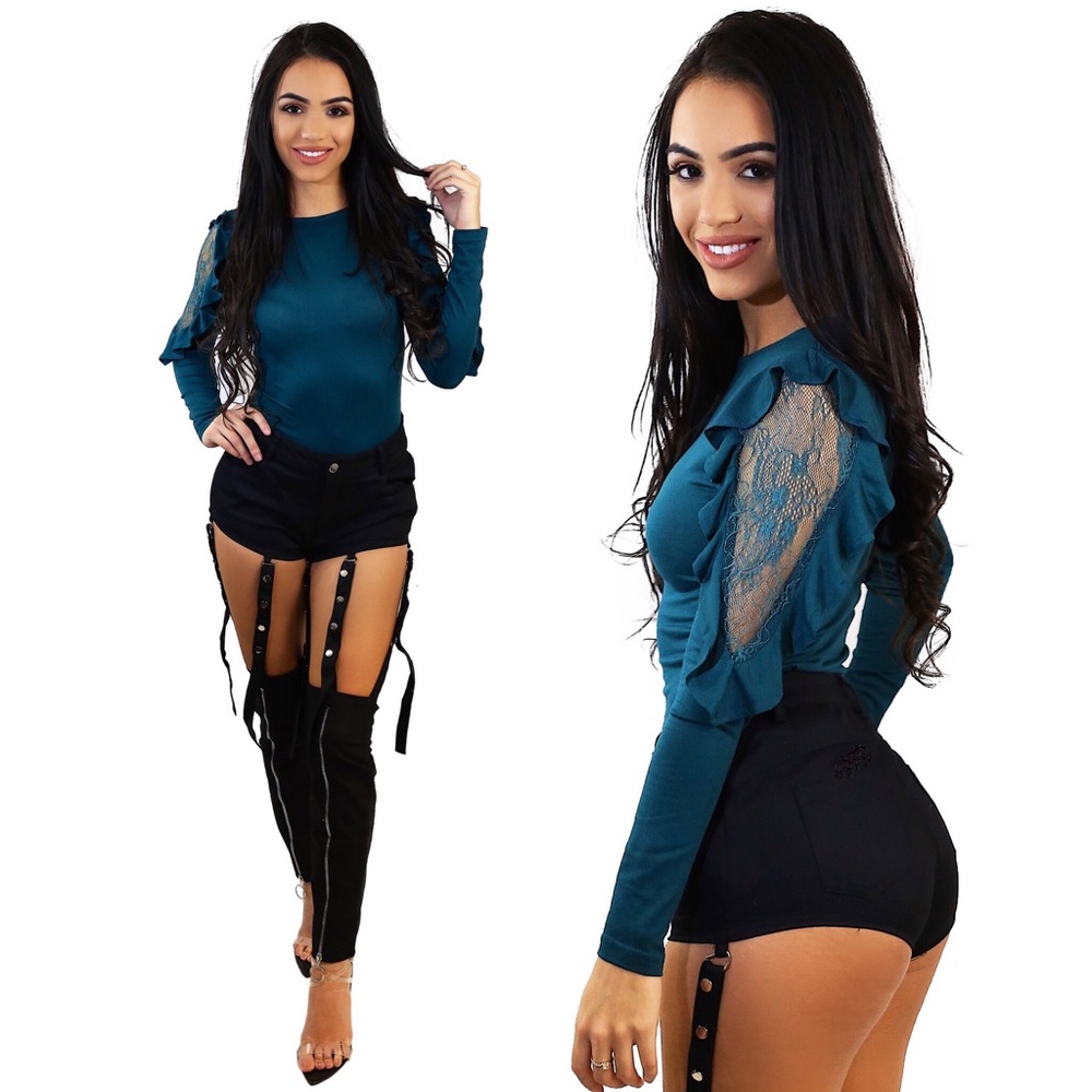 Iris Lightweight Sweater with Lace